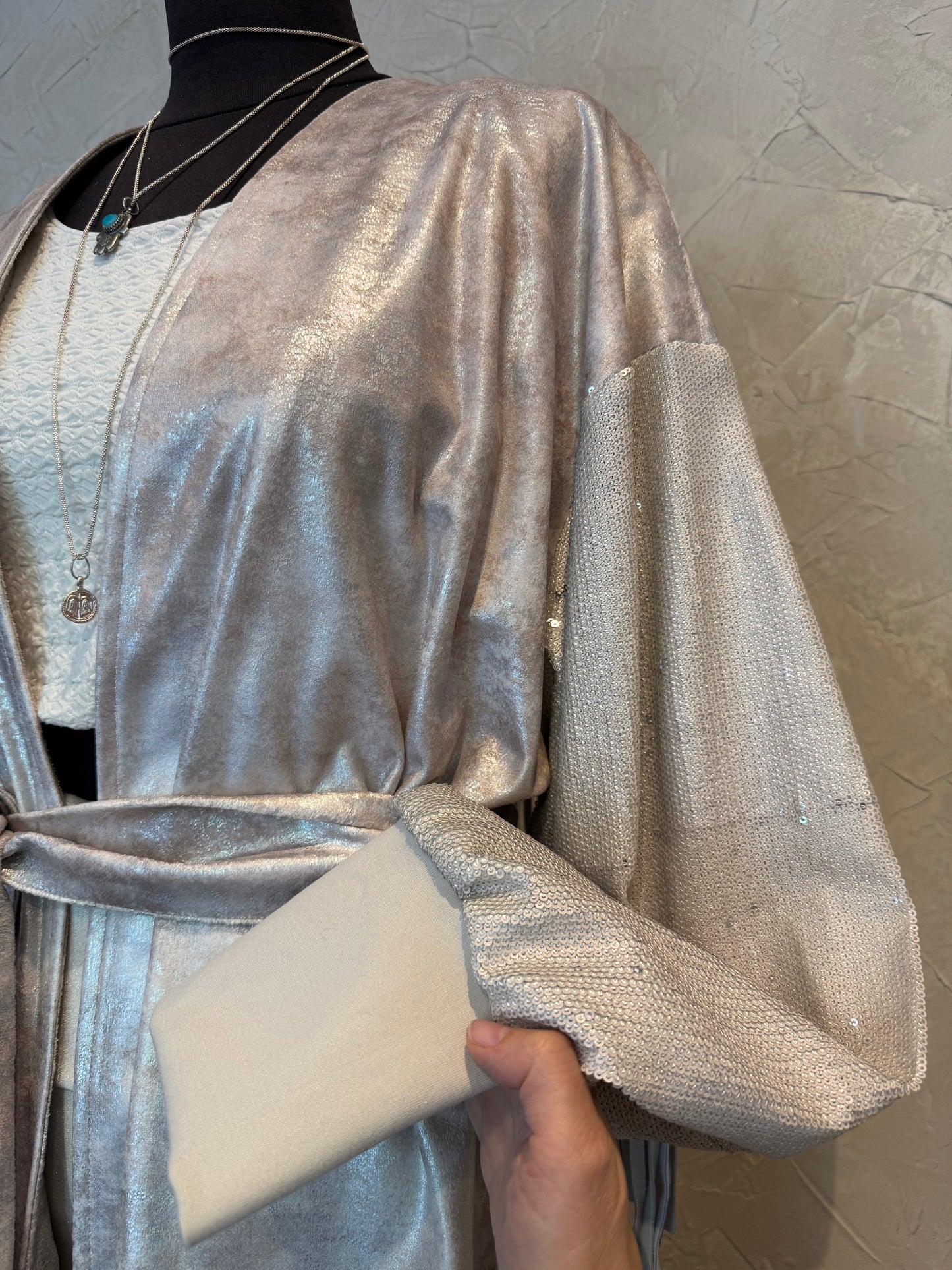 Jacket Ibiza White Gold size s/m