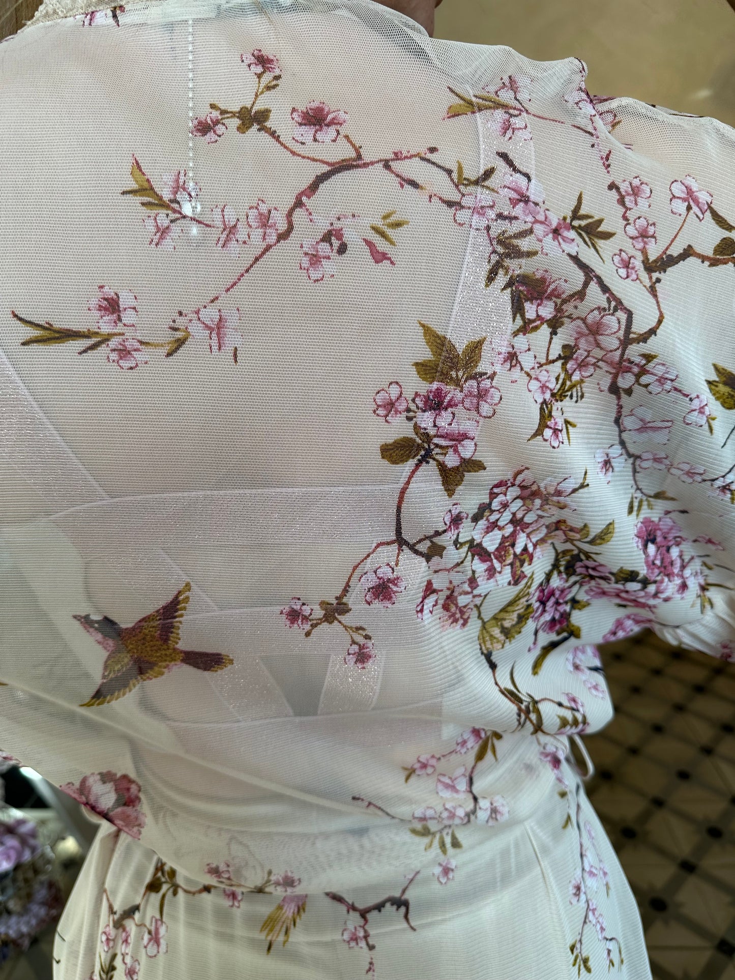 Cherry Bird Ruffle