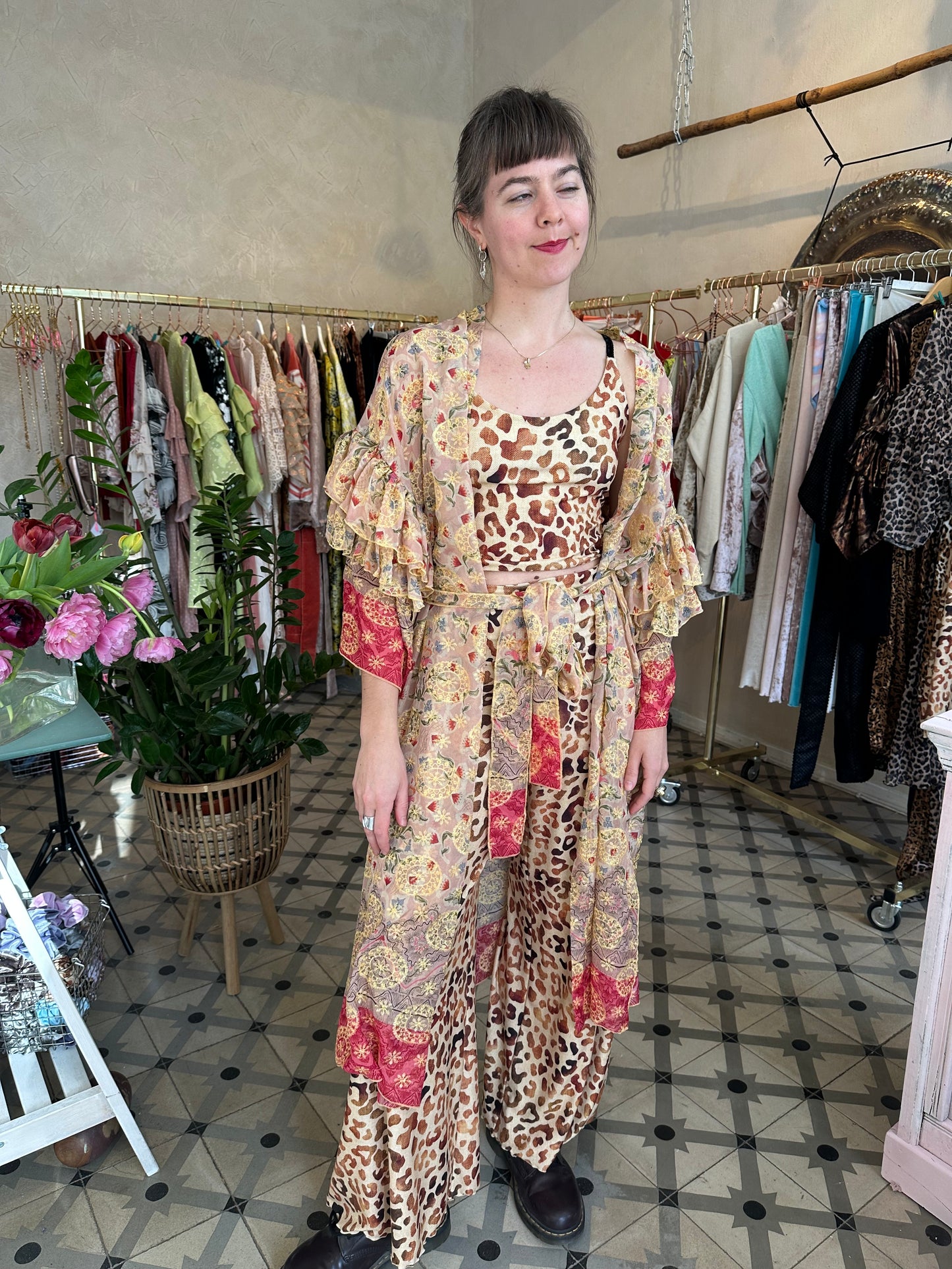 Soft Sunshine/ silk ruffle