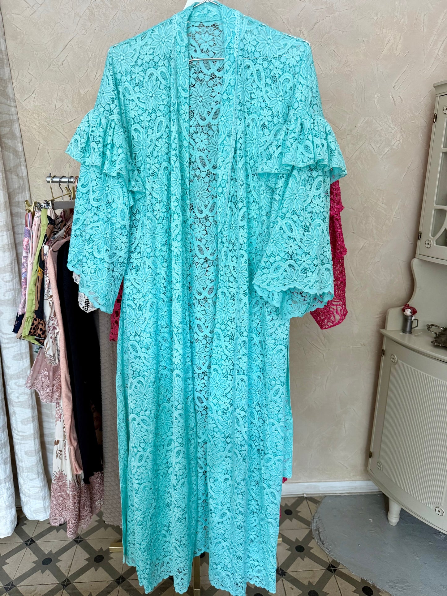 Ruffle/ Turquoise dream