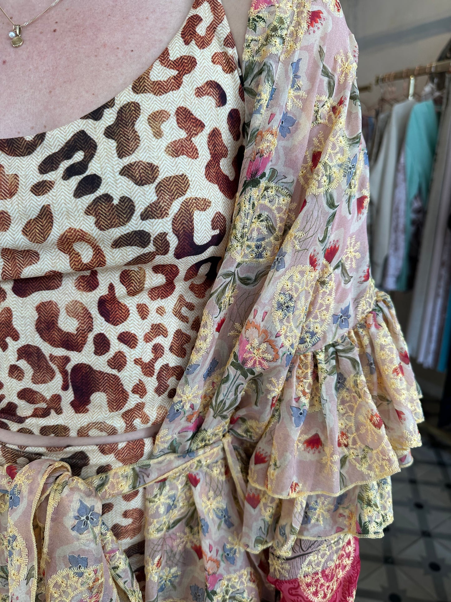 Soft Sunshine/ silk ruffle