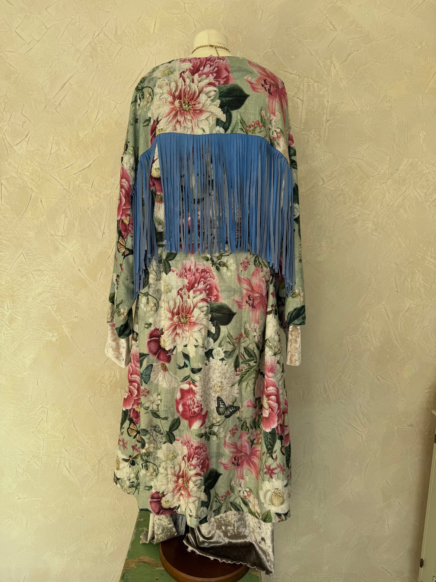 Jacket Butterfly Linen size L