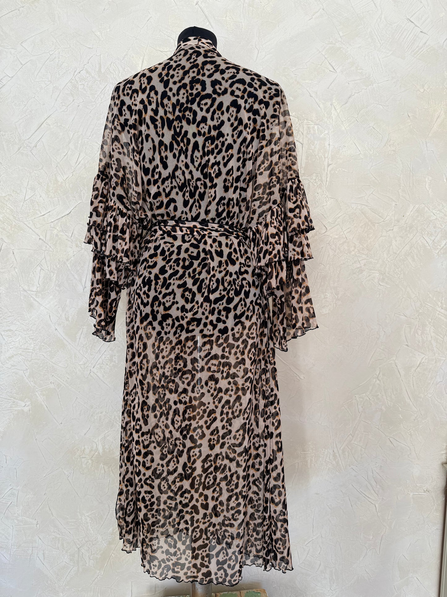 Ruffle/ Leopard mesh / SALE!