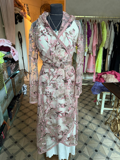 GIA Dress in Vintage Kyoto Lace Sequin /m