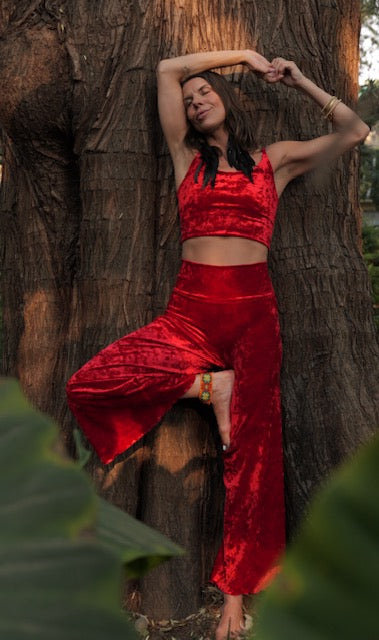Velvet Set// GiGi Top& Wides // CUSTOM ORDERS // 4-6 WEEK DELIVERY TIME